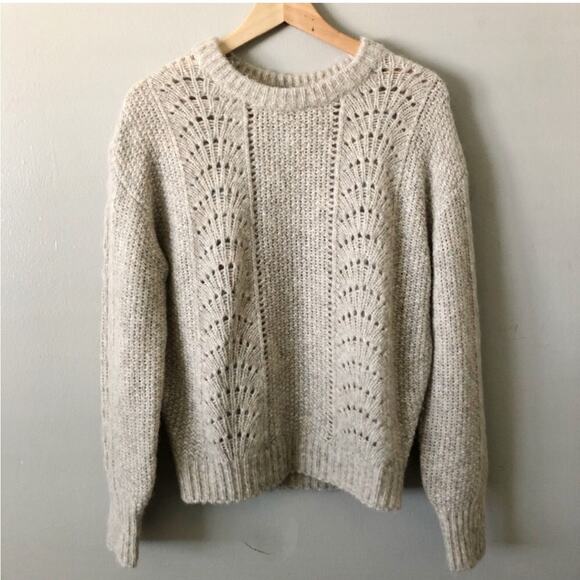 Rails Mara Oatmeal Knit Sweater XS - Picture 8 of 12